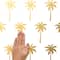 RoomMates Gold Foil Palm Tree Peel & Stick Wall Decals